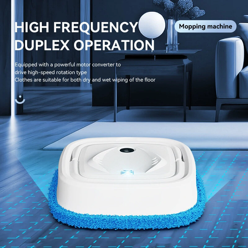 (image for) Automatic Smart Mopping Robot with Water Tank, Vacuum and Mop Cleaning Robot, Floor Sweeper for Home